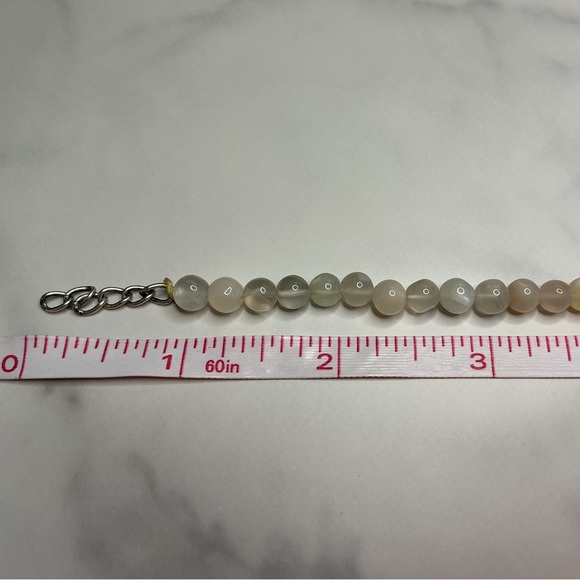 Genuine Natural Multicolor Moonstone Beads Necklace 132 Cts // 20” - 21”L